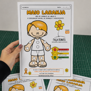 ATIVIDADE - Semáforo do Toque - Maio Laranja (Faça Bonito)