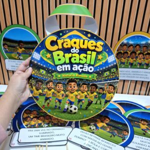Sacola Contação de História Rimada - Craques da Seleção em Ação