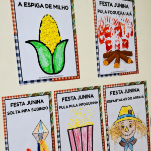 Combo de Atividades Sensoriais (Artes) - Festa Junina