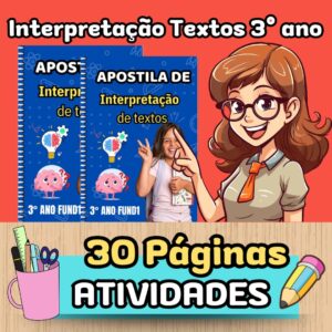 Apostila de Atividades Interpretação de Textos - 3° ano Fundamental