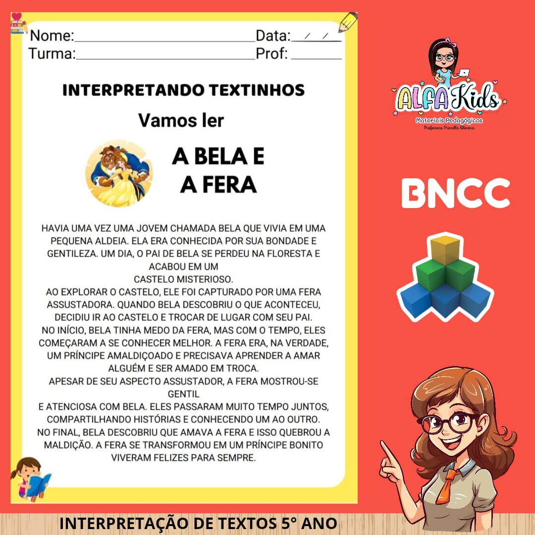 Apostila de Atividades Interpretação de Texto - 5° ano Fundamental - Imagem 4