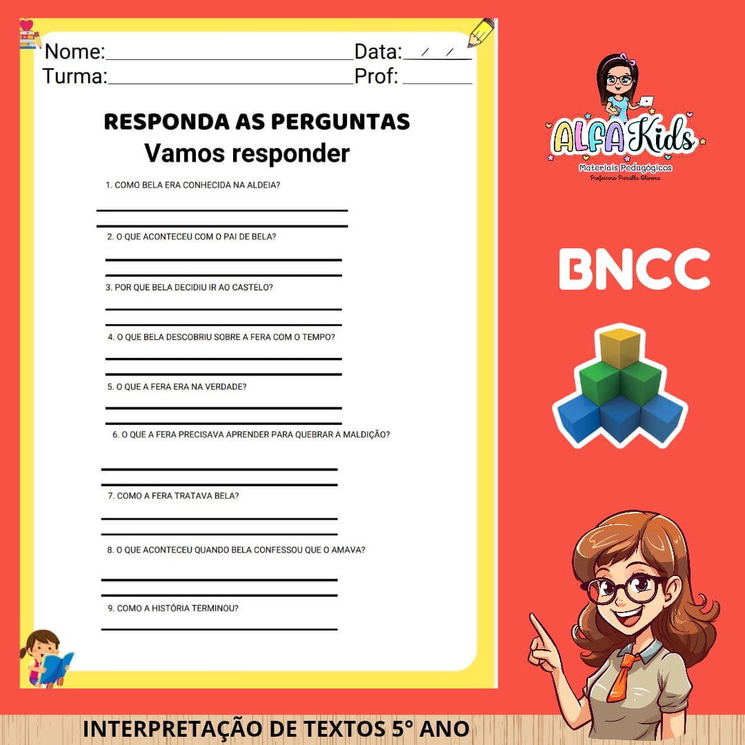 Apostila de Atividades Interpretação de Texto - 5° ano Fundamental - Imagem 5