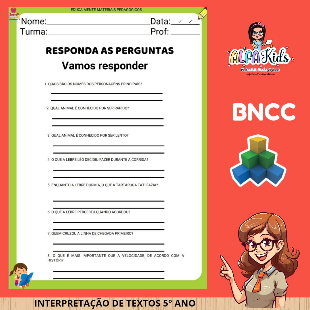 Apostila de Atividades Interpretação de Texto - 5° ano Fundamental - Imagem 3