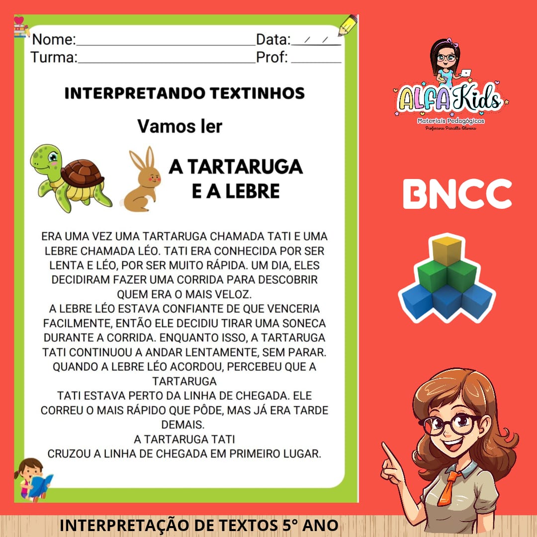 Apostila de Atividades Interpretação de Texto - 5° ano Fundamental - Imagem 2