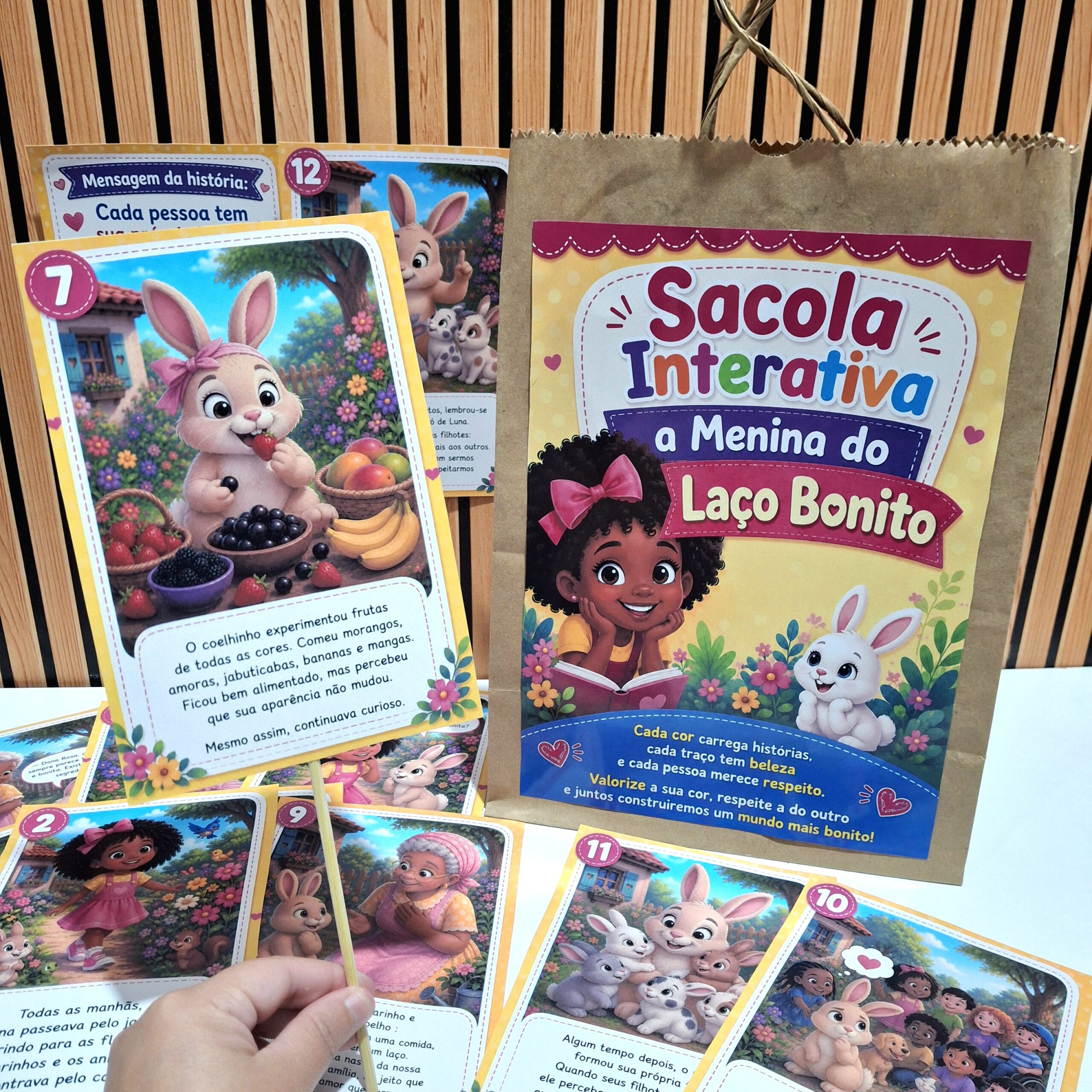 Sacola Interativa A Menina do Laço Bonito - Imagem 4