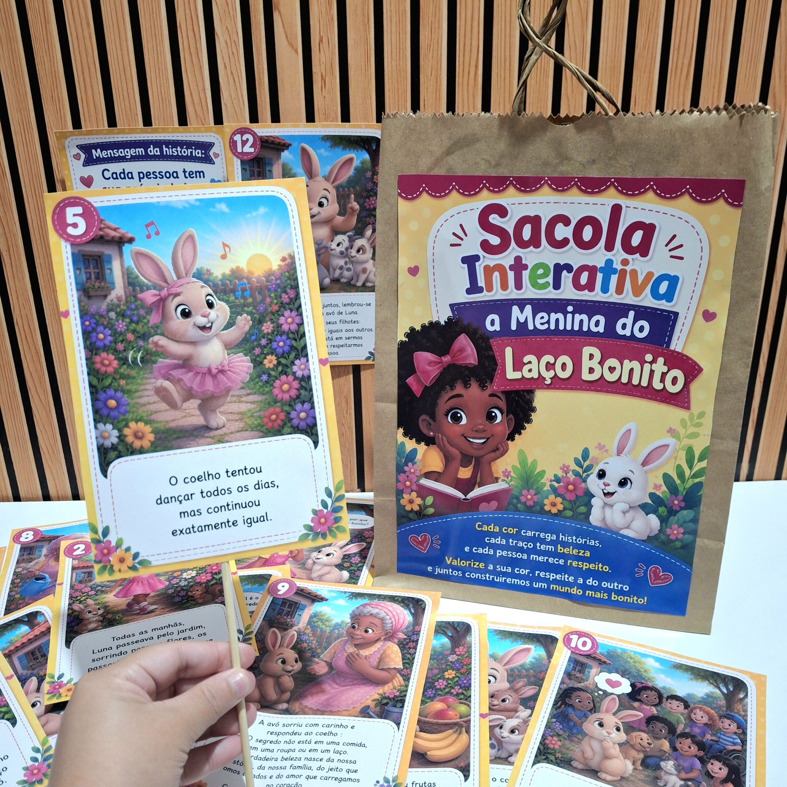 Sacola Interativa A Menina do Laço Bonito - Imagem 2
