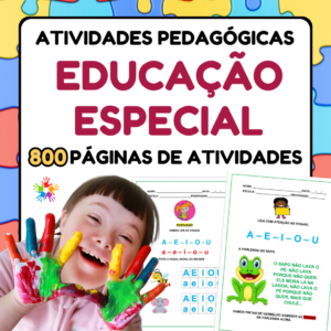 Combo de Atividades Educação Especial - AEE