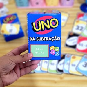 Uno da Subtração Jogo Pedagógico