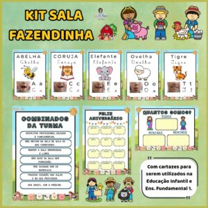 Ornamentação de Sala Fazendinha
