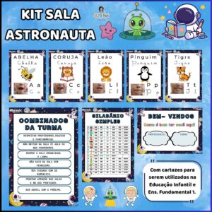 Ornamentação de Sala Astronauta