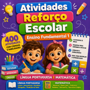 Combo de Atividades Reforço Escolar