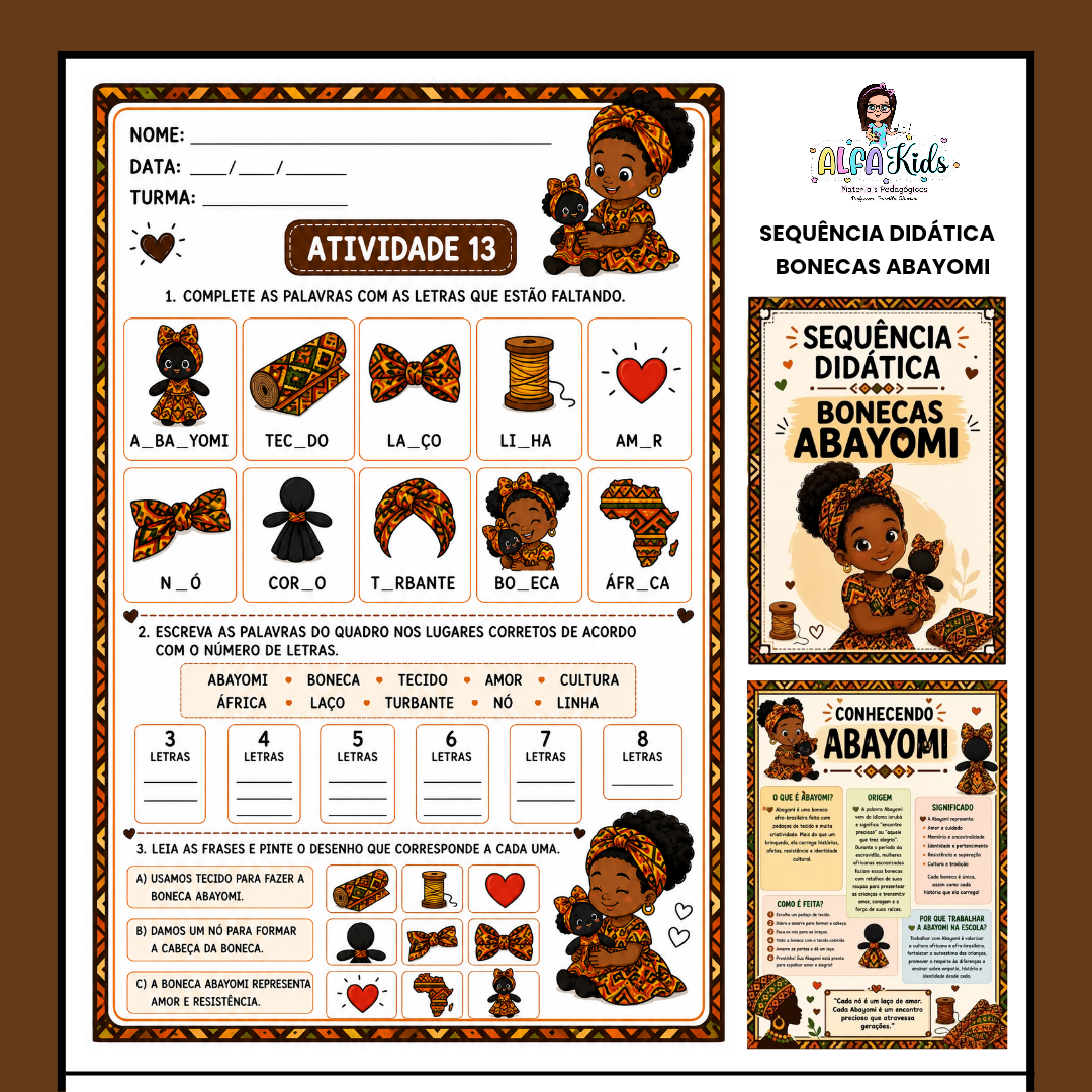 Sequência Didática Bonecas Abayomi - Imagem 3