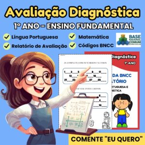 Avaliação Diagnóstica 1° ano Fundamental