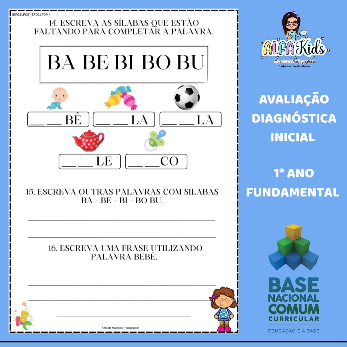 Avaliação Diagnóstica 1° ano Fundamental - Imagem 5