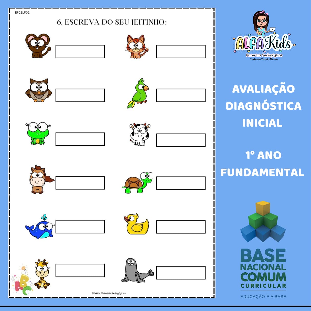 Avaliação Diagnóstica 1° ano Fundamental - Imagem 4