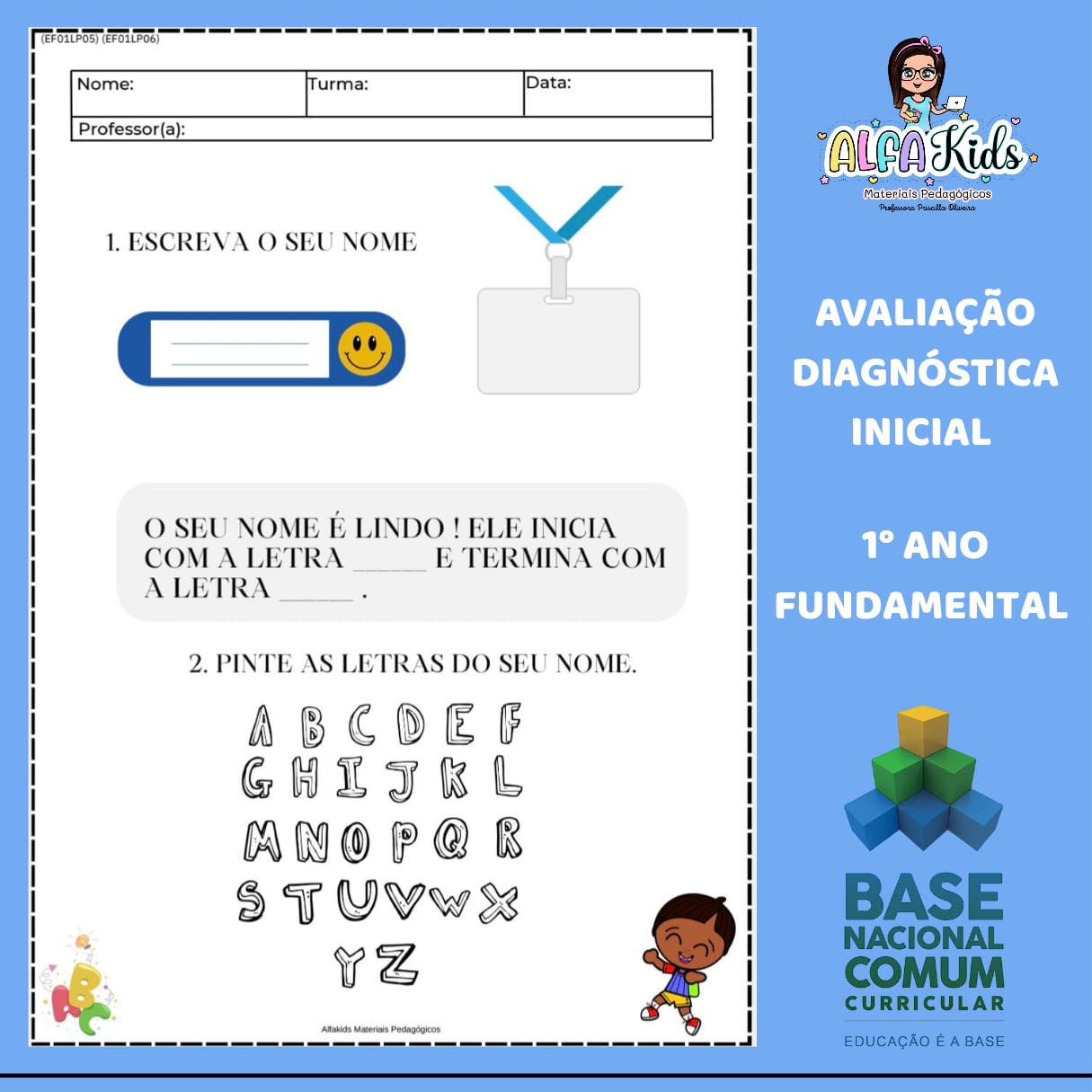 Avaliação Diagnóstica 1° ano Fundamental - Imagem 3