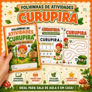 Folhinhas de Atividades Curupira