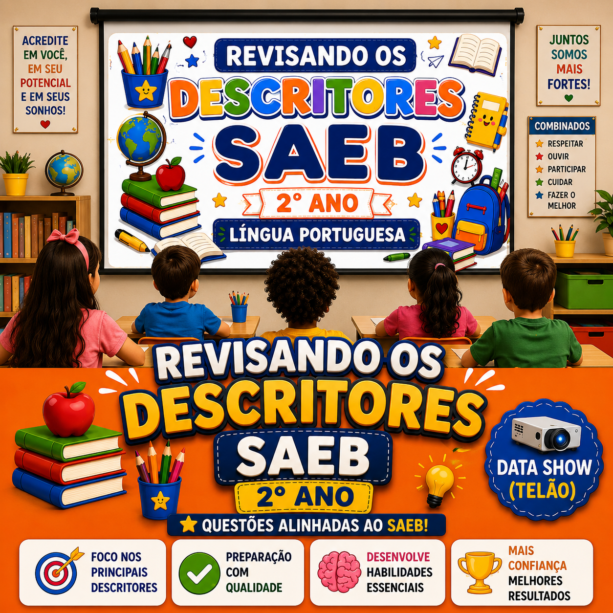Aulão - Revisando os Descritores Saeb 2° ano Fundamental