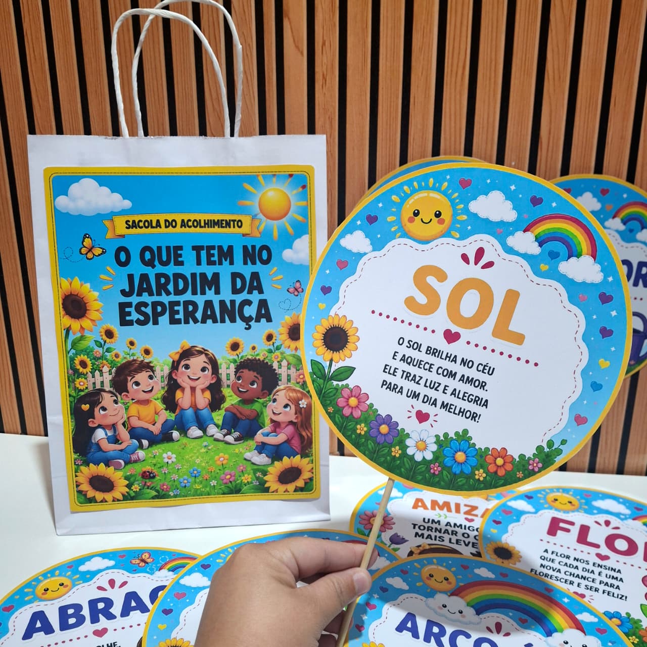 Sacola Acolhimento - O que tem no Jardim da Esperança